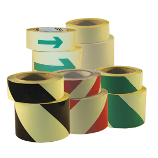 Hovedbilde Etterlysende tape for hindermarkering 40 mm x 10 m
