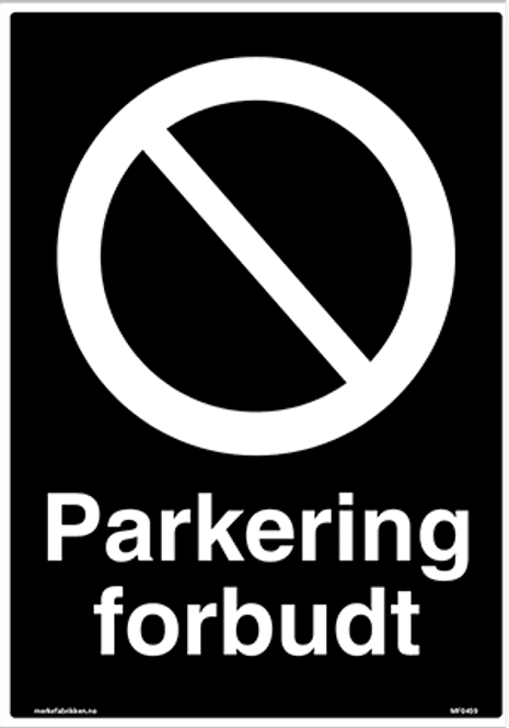 Hovedbilde Parkering forbudt - privat parkeringsskilt