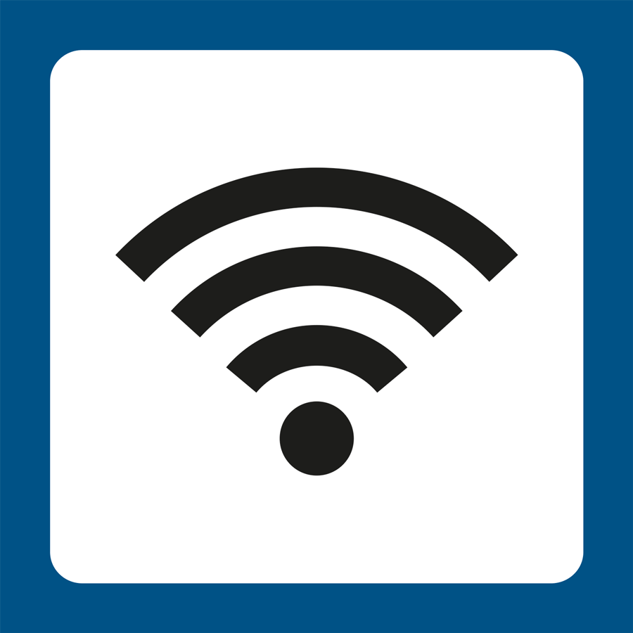 WiFi opplysningsskilt